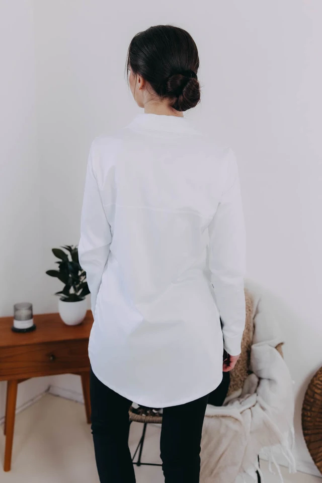 Kačka má na sobě při své výšce 170 cm velikost XS.