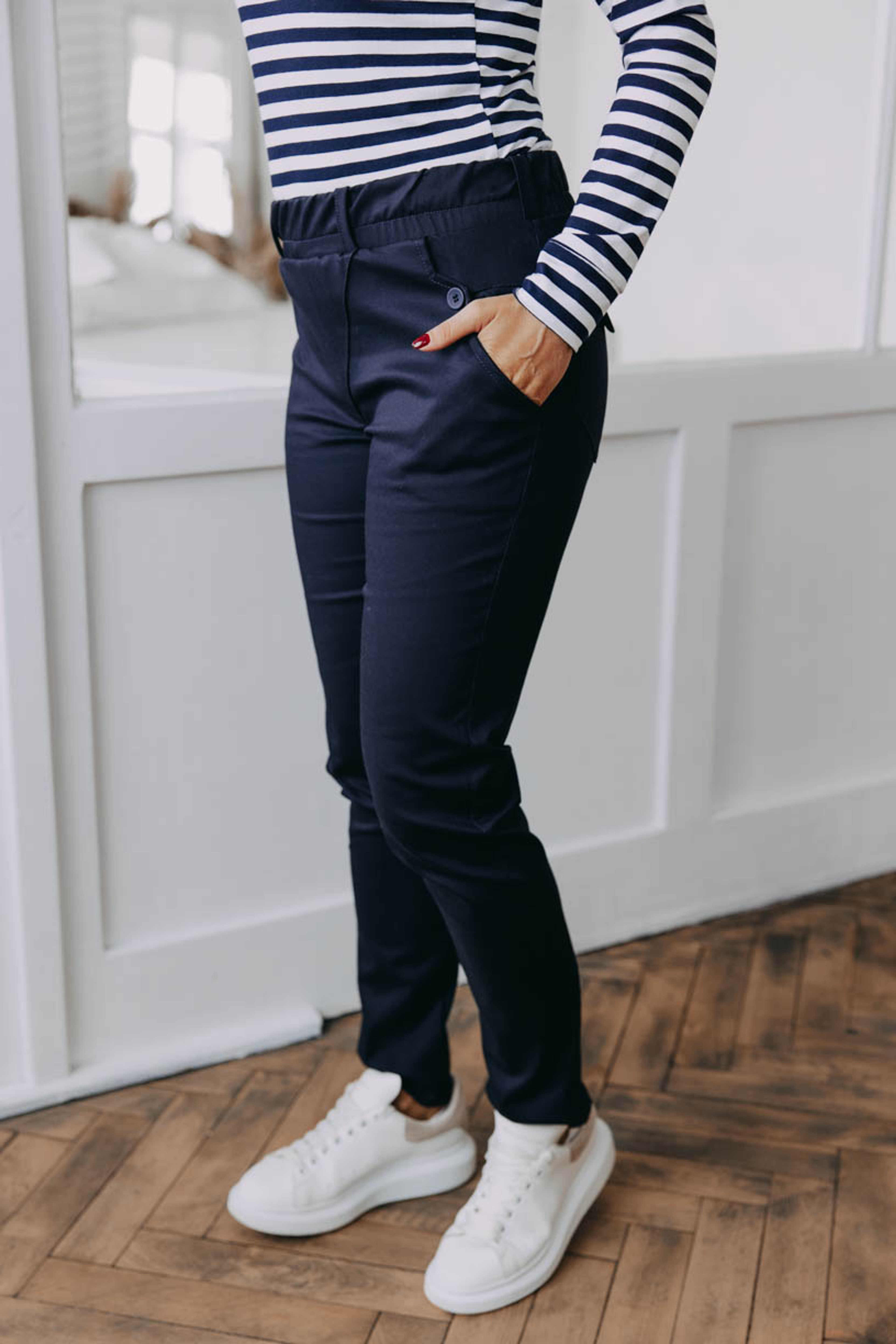 Kalhoty Wisal Navy