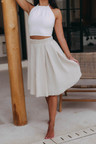 Sukně Malkia Boho Short Ecru