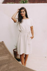 Šaty Boho Short Linen