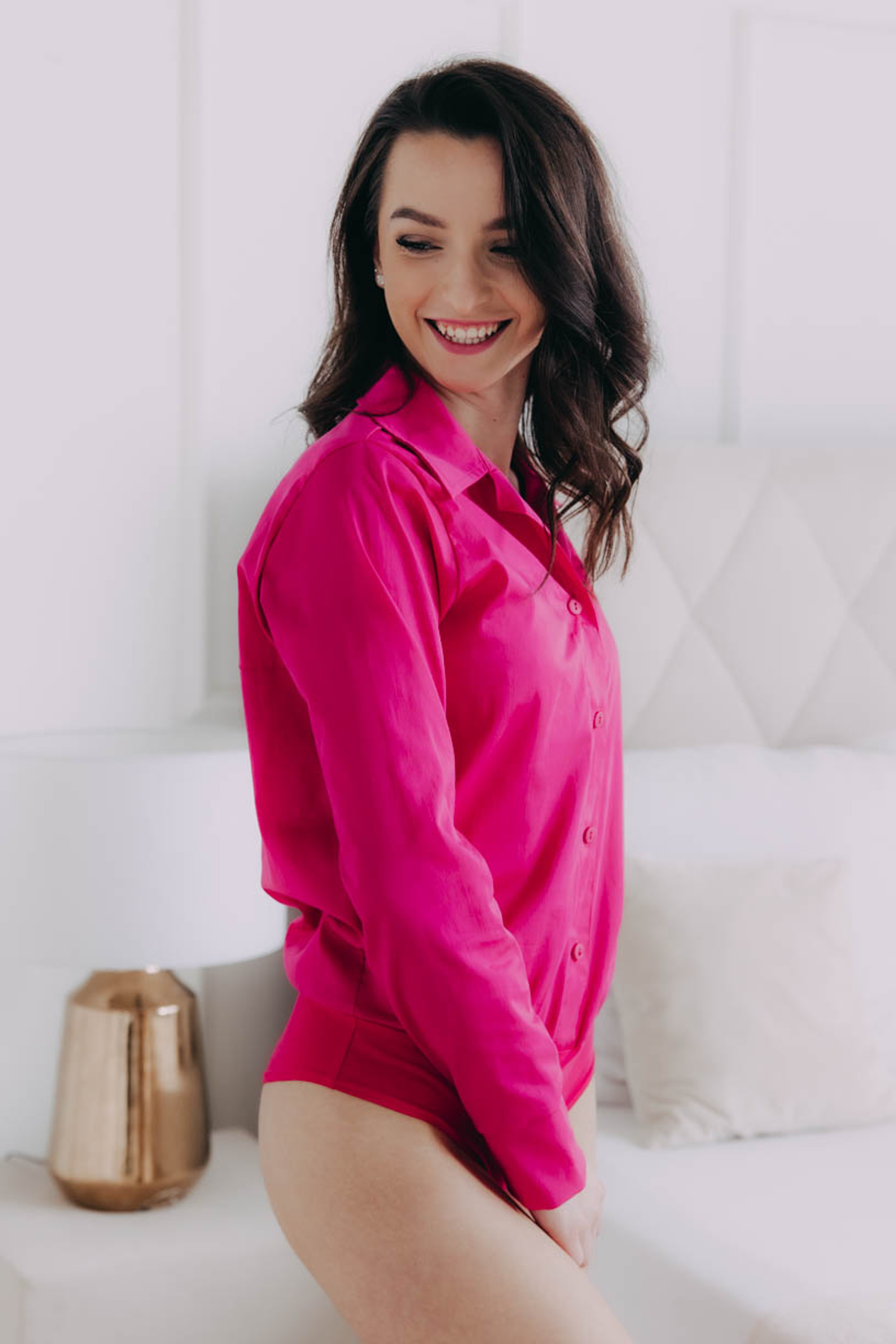 Košilové Body Yatima Pink