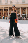 Kalhotový Overal Jalia Black Paris
