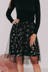 Sukně Tia Short Black Flo