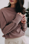 Svetr Tenen Rose Brown