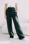 Kalhoty Vito Dark Green Stripe
