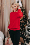 Svetr Winta Long Red