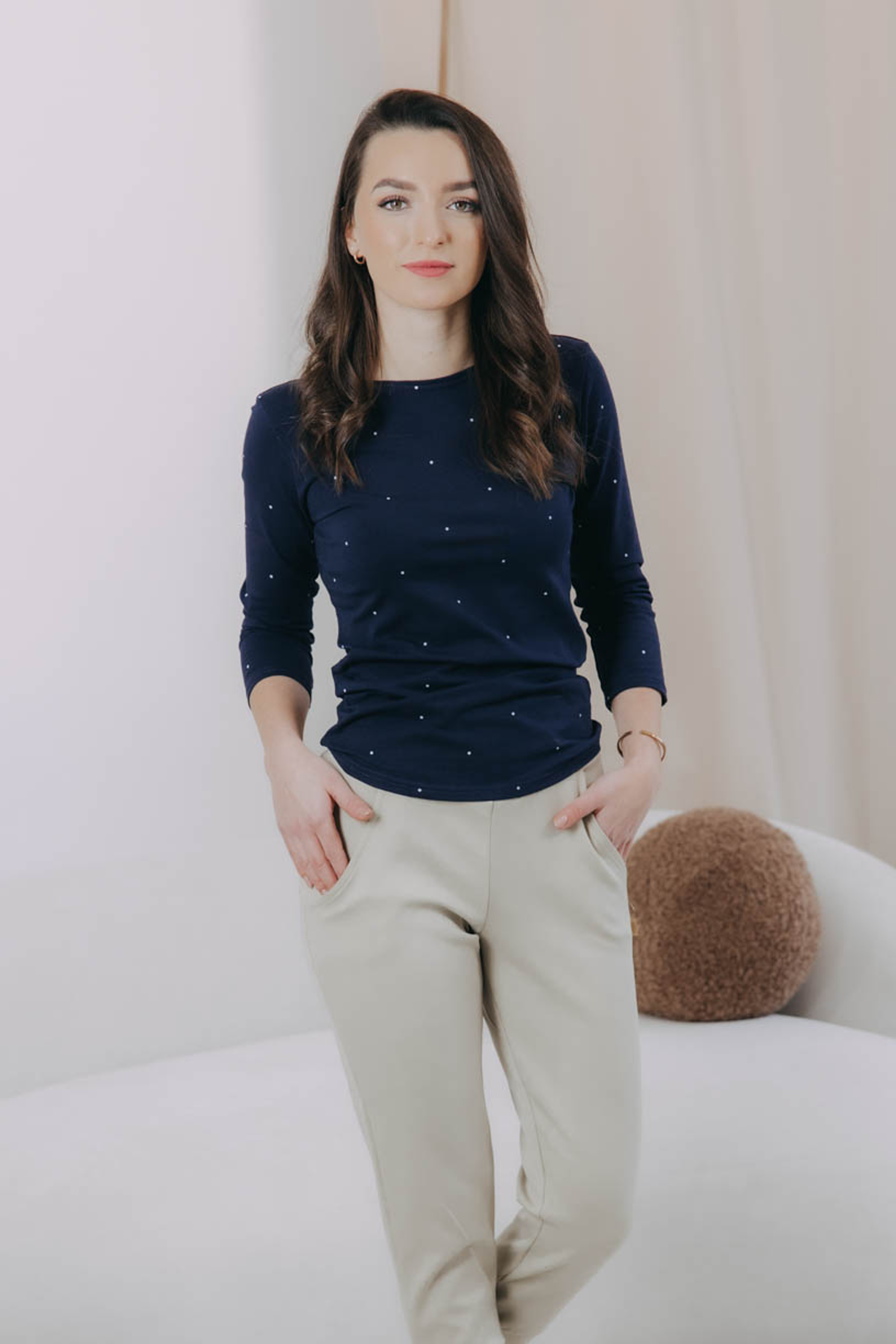 Tričko Kenda Navy Dott