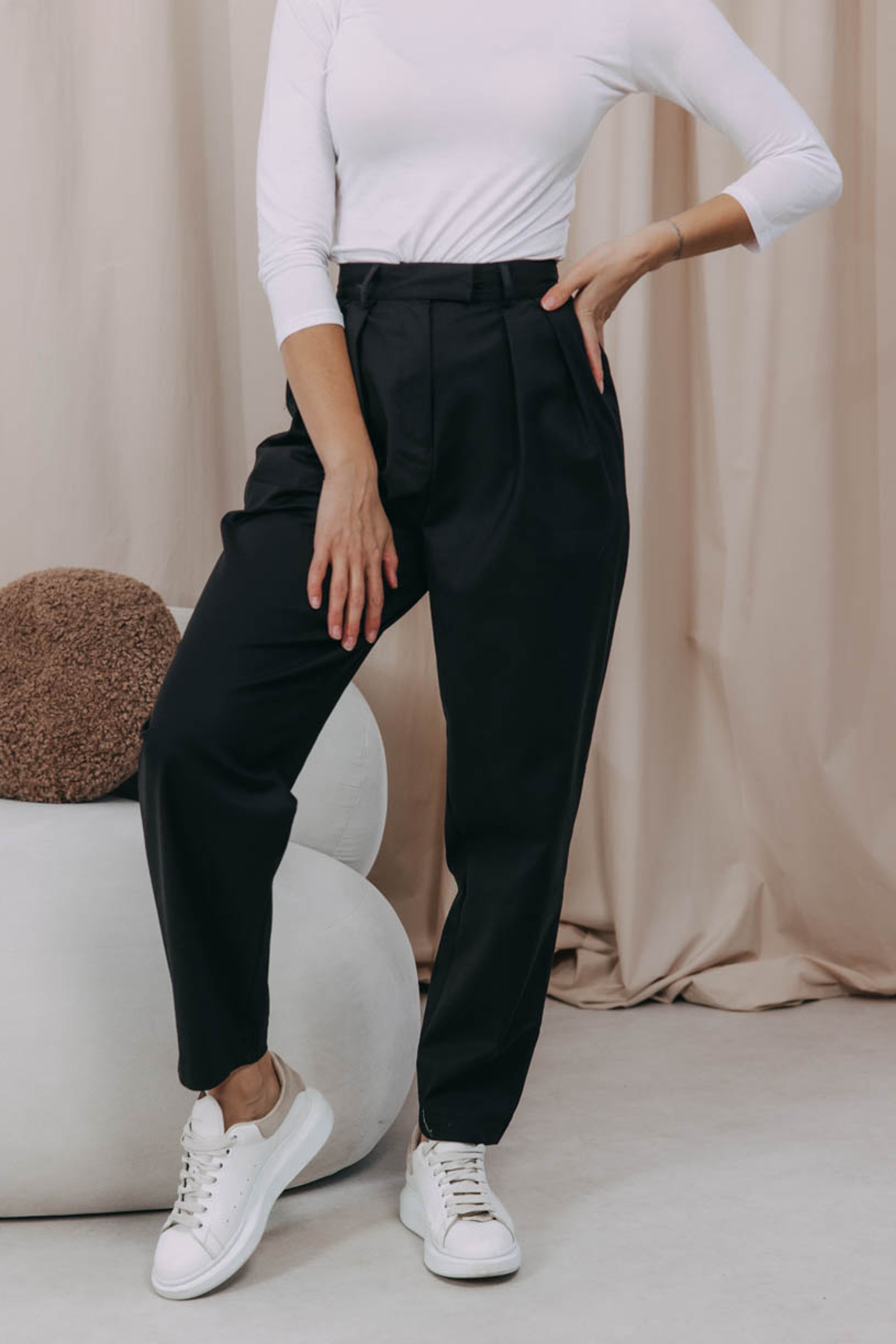 Kalhoty Sanyu Black