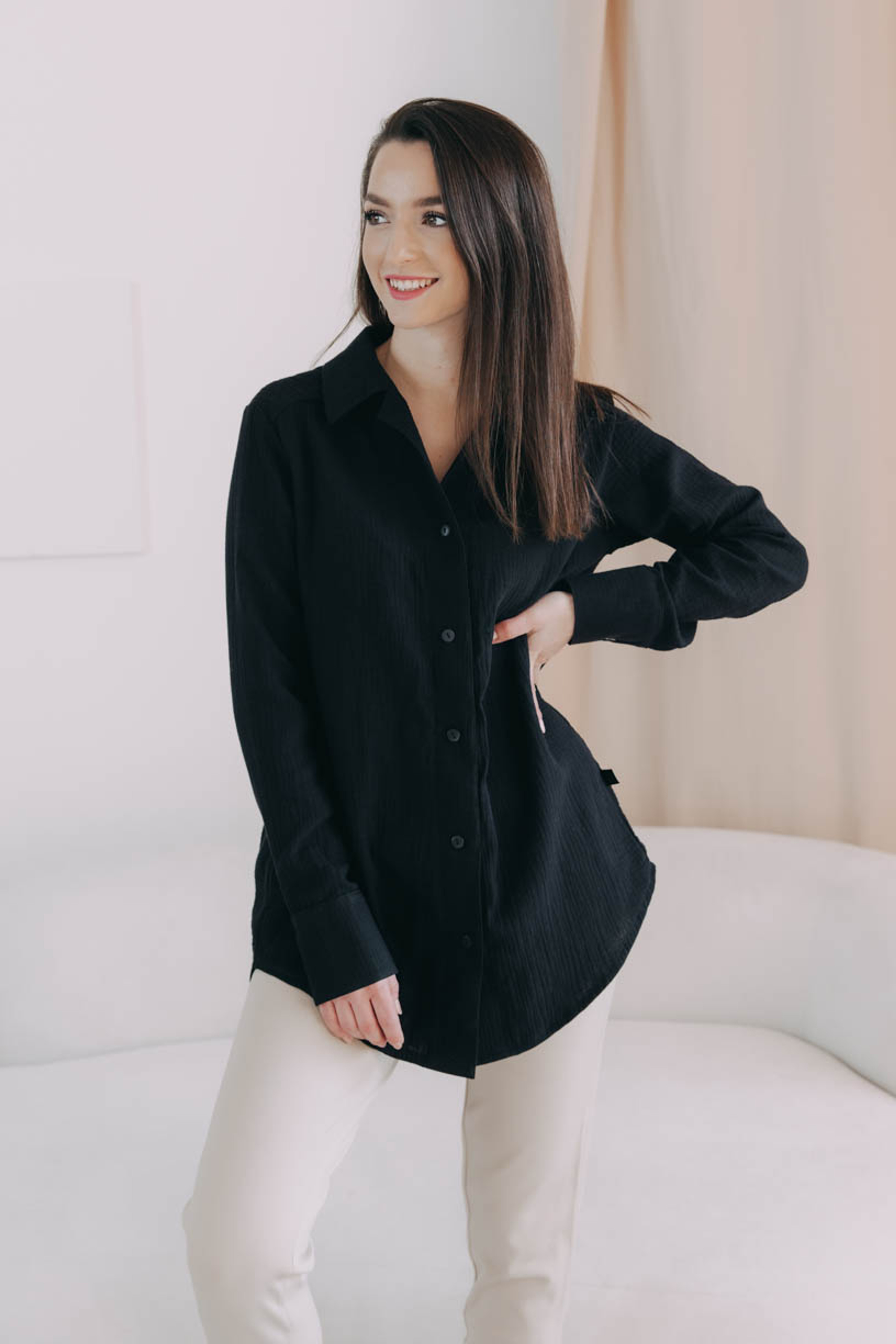 Košile Gauri Black