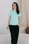 Tričko Deluxe Basic Aqua