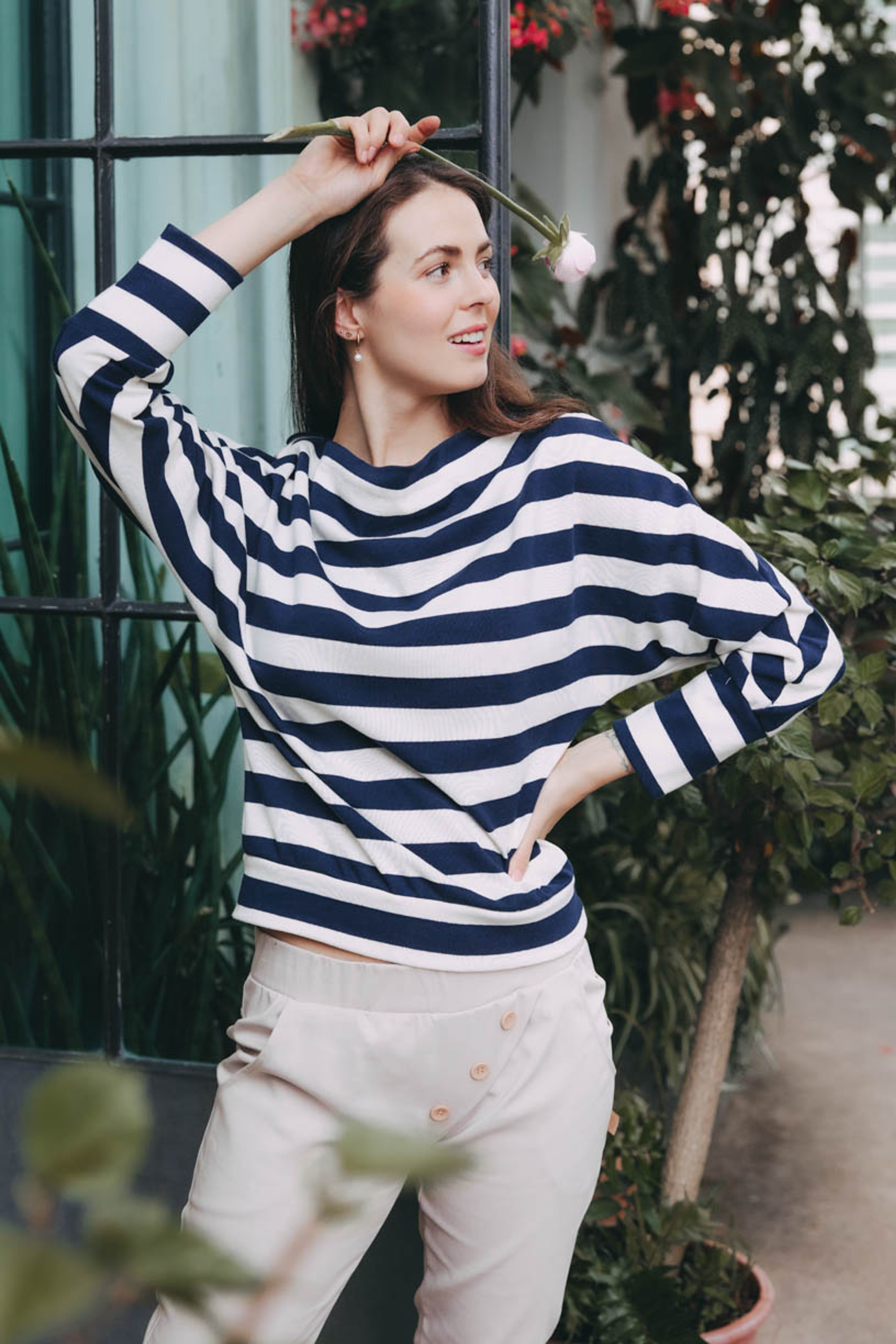Svetr Mvua Navy Stripe Pure