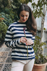 Svetr Upendo Navy Stripe Pure