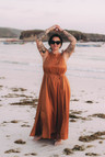 Šaty Ishani Silky Eco Camel