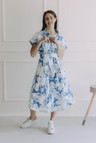 Šaty Shania Blue Flo