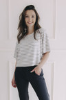Top Janeth Grey Stripe