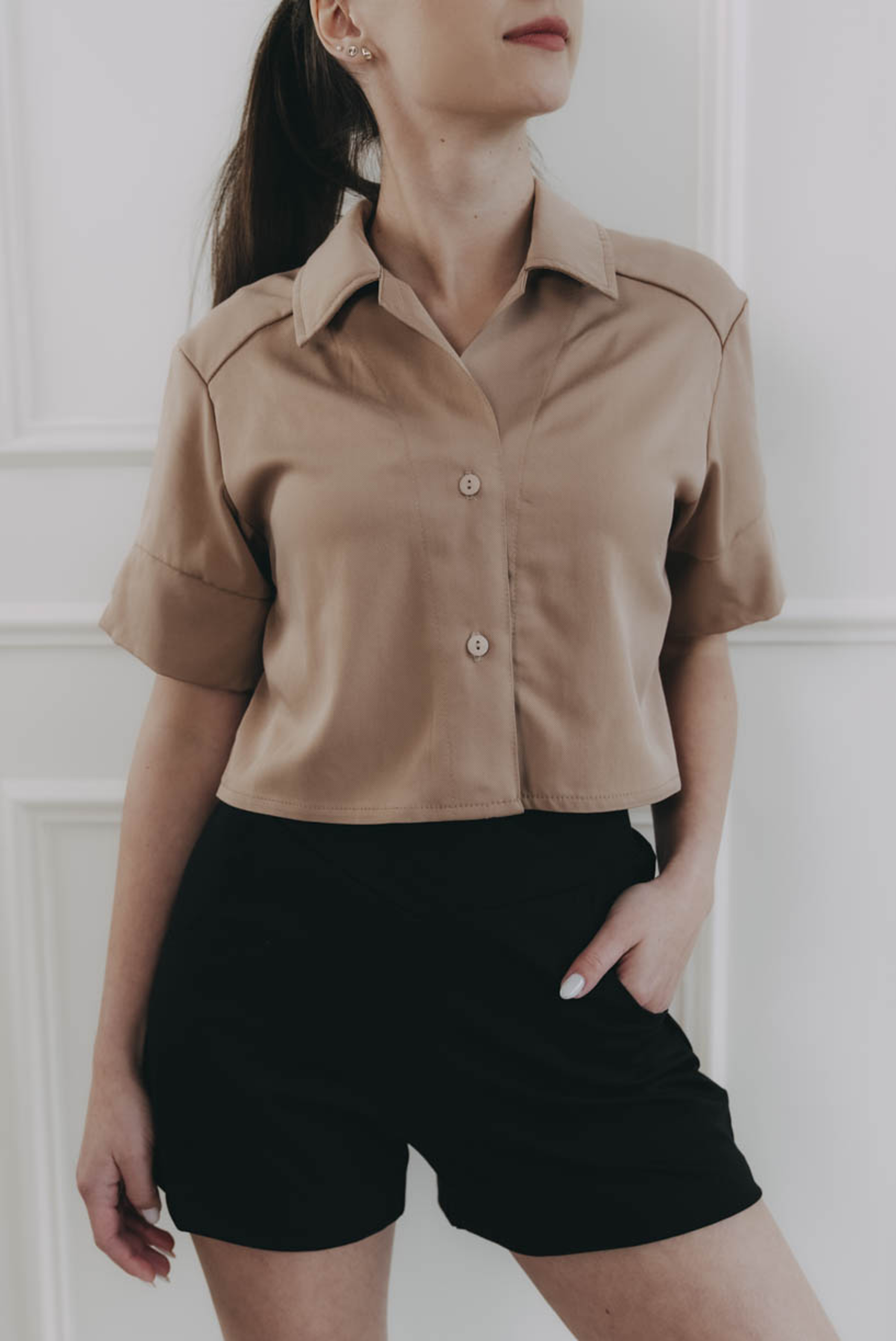 Košile Chike Short Camel