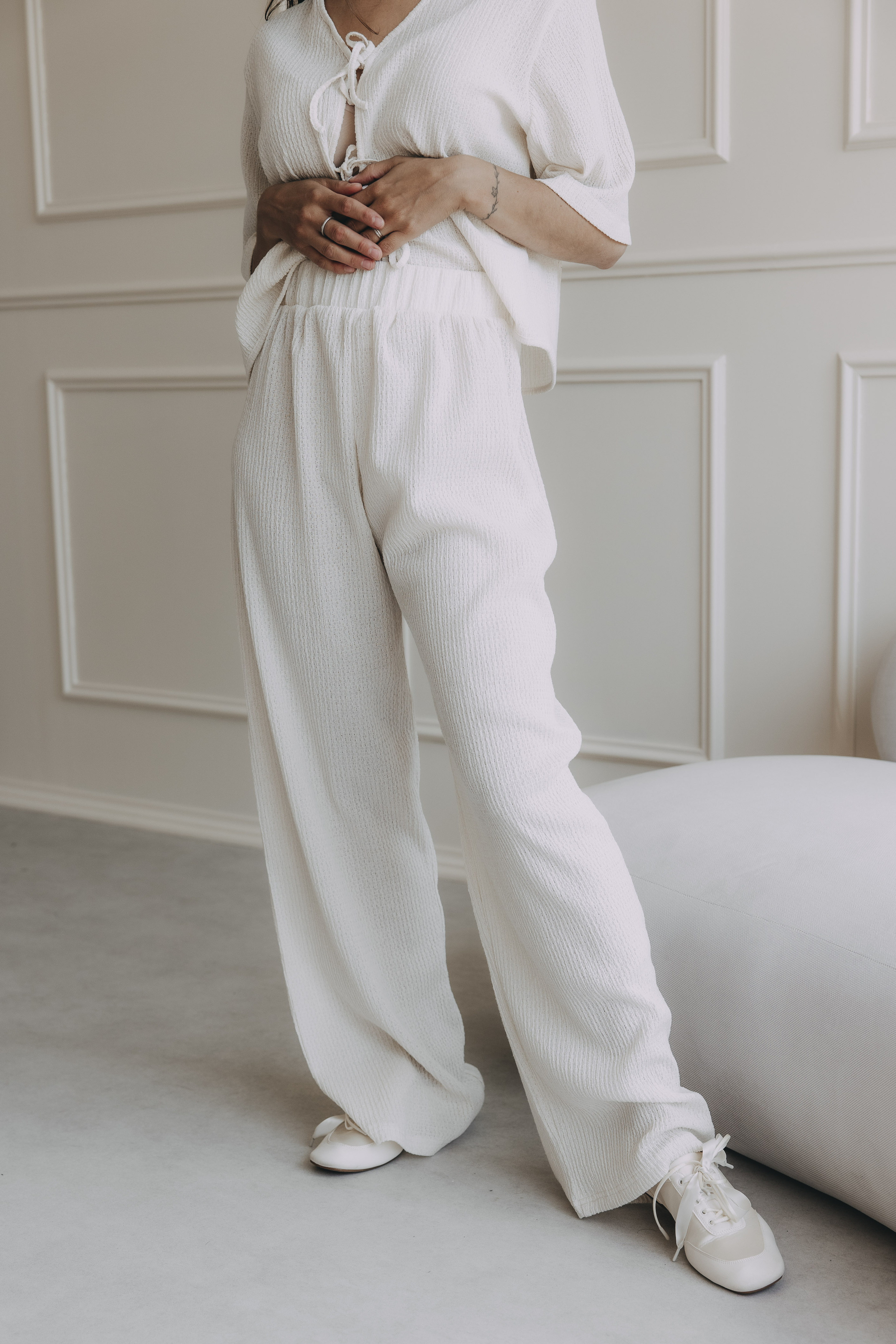 Kalhoty Kamau Beige