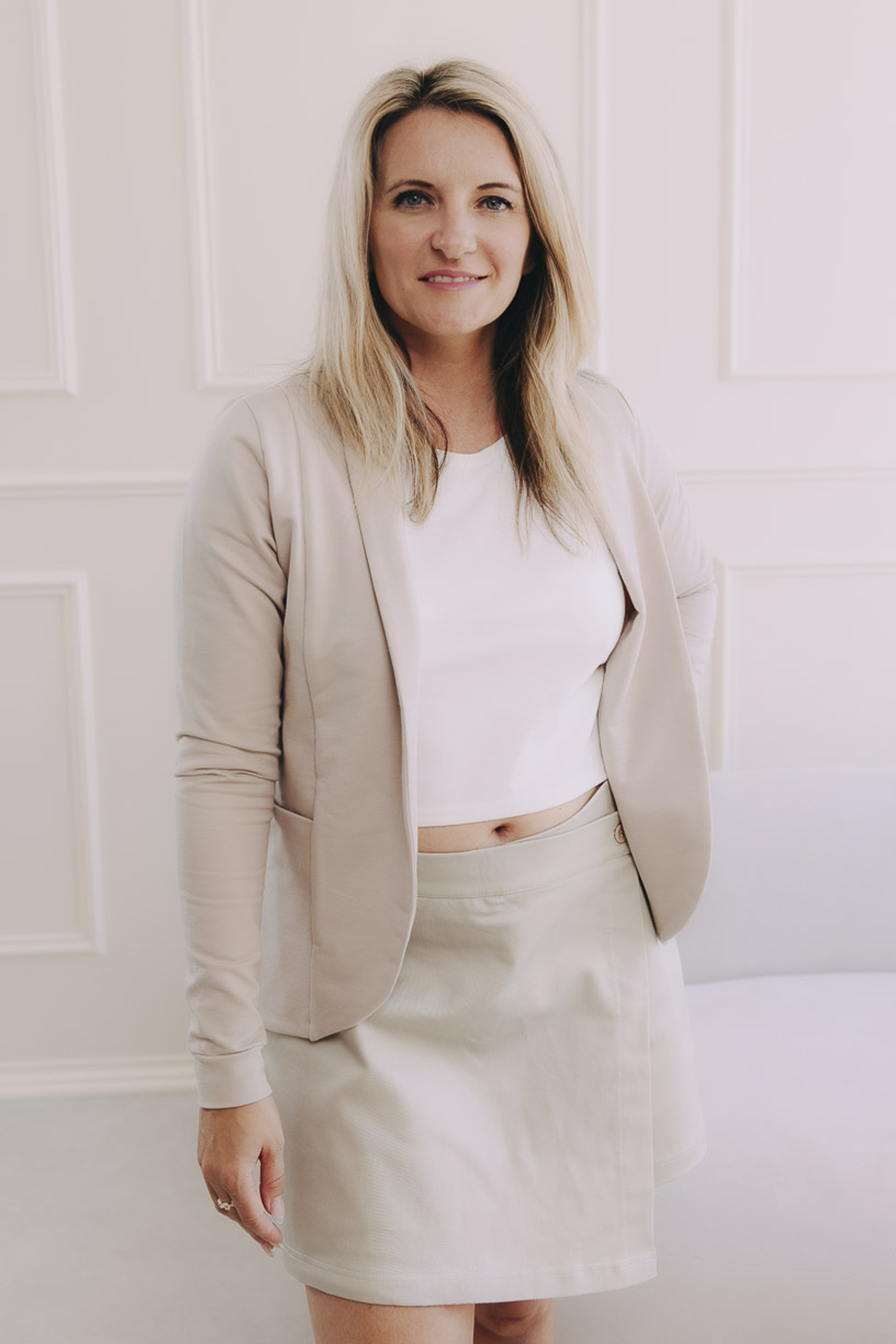 Sáčko Ania Beige