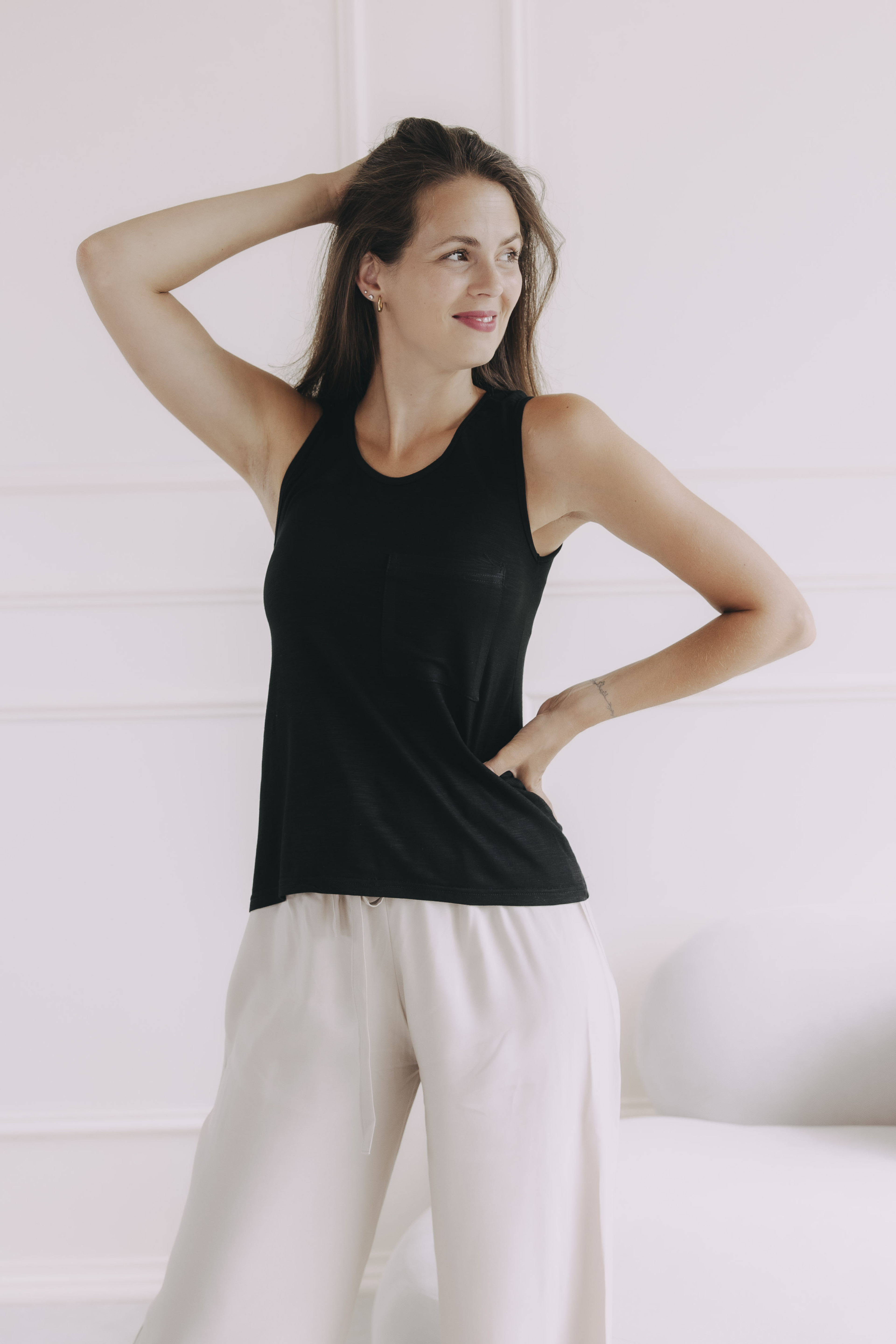 Tílko Sade Black