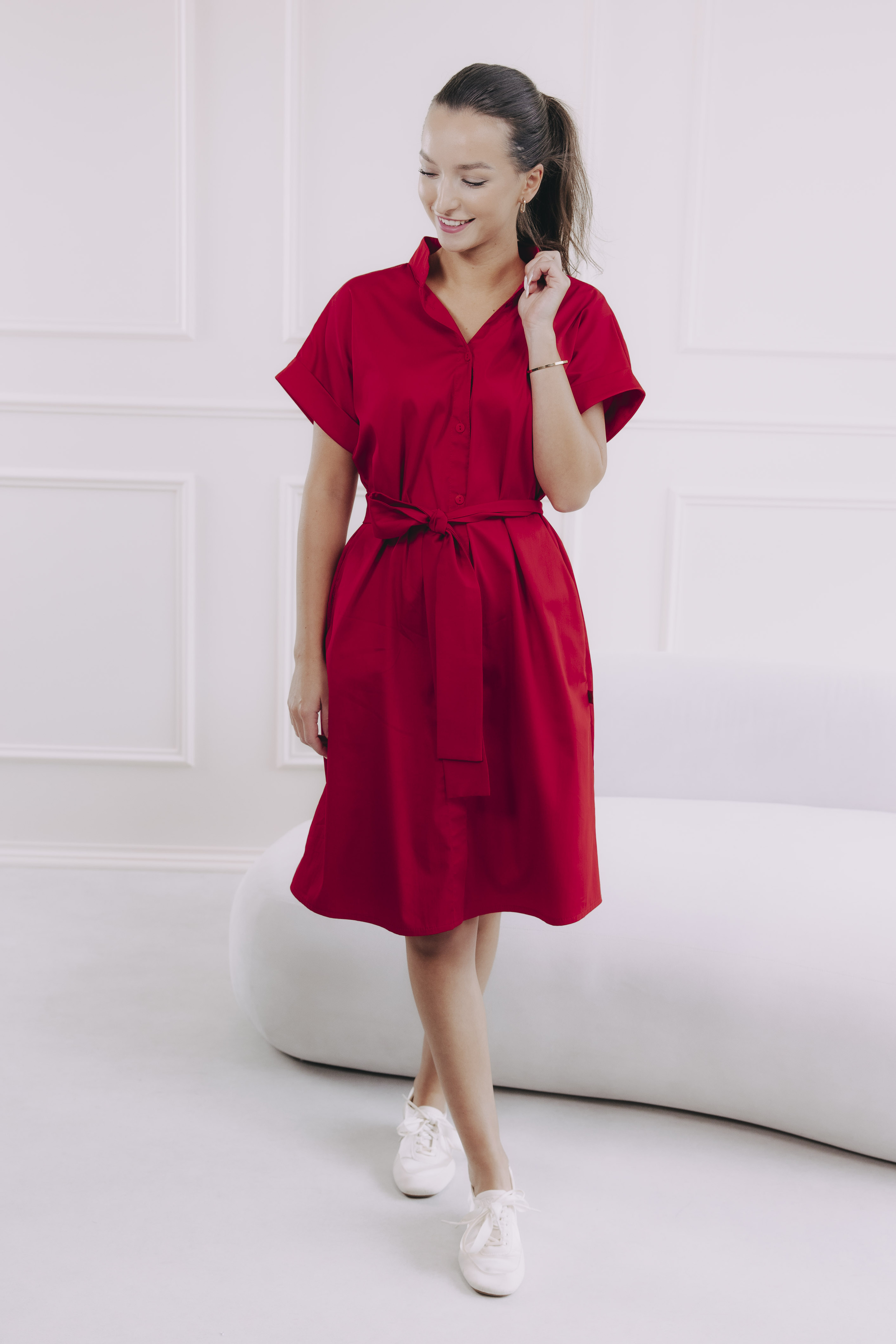 Šaty Shania Short Red