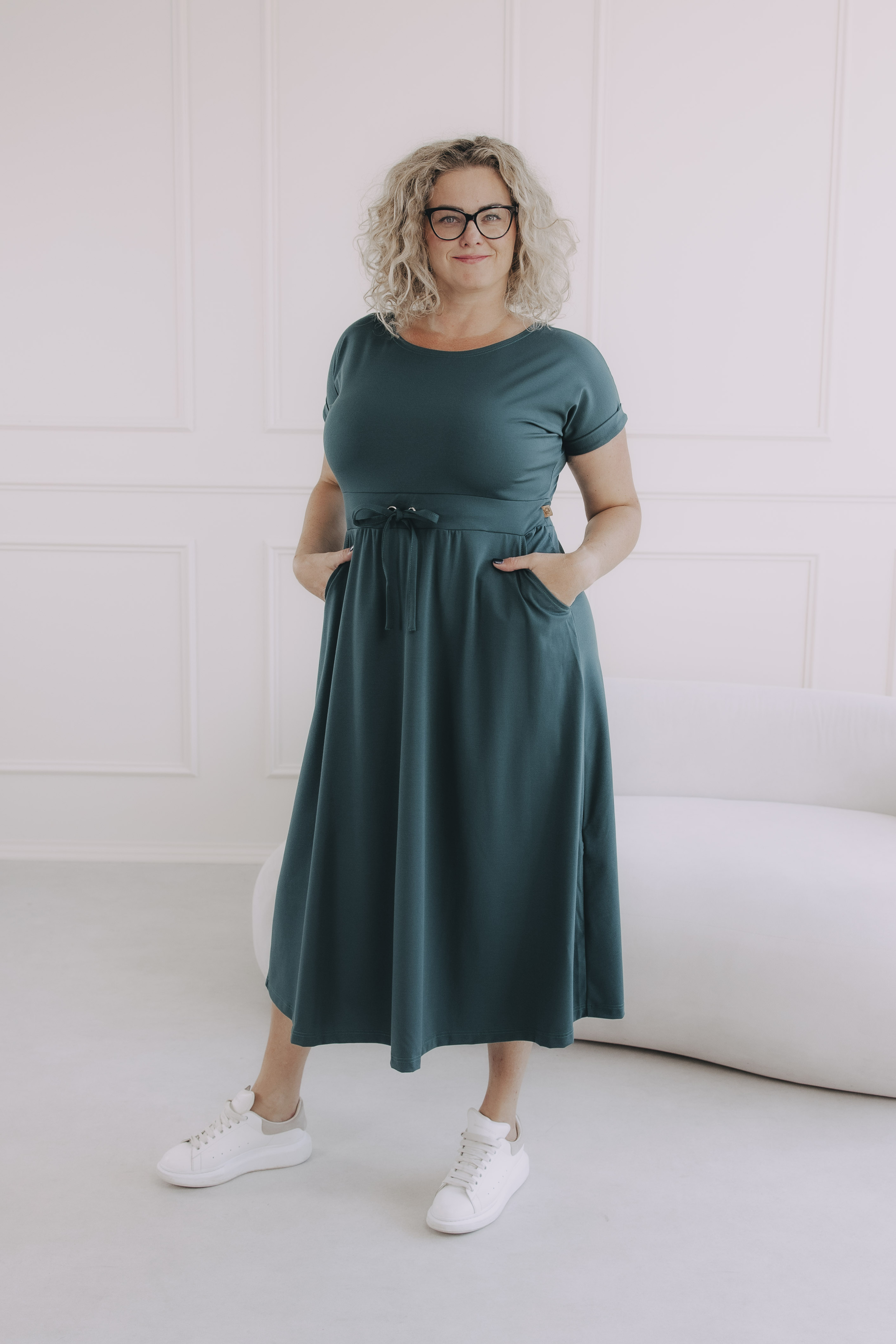 Šaty Audrey Emerald Plus